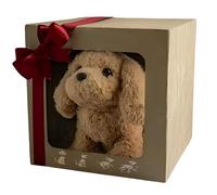 Générique Mon Chiot Robot réaliste, Peluche Interactive électronique, Chien Robot Intelligent, avec Sons et réactions : Marche, aboiements, remuement de la Queue (I)