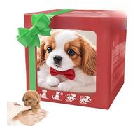 Générique Mon Chiot Robot réaliste, Peluche Interactive électronique, Chien Robot Intelligent, avec Sons et réactions : Marche, aboiements, remuement de la Queue (F)