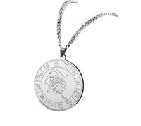 Générique Mon collier constellation Forme 12 Chaîne de pendentifs gothique Zodiaque Femmes Hommes Lion Bélier Vierge Capricorne bijoux d’anniversaire en gros