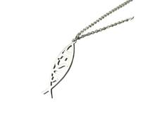 Générique Mon Forme de Collier Bijoux chrétiens Cœur en forme de croix en acier Couleur Or Pendentif Chaîne Bijoux Cadeaux