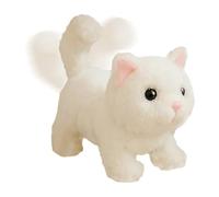 Générique Mon Jouet Réaliste pour Chat - Jouet en Peluche Interactif pour Chat | Se Comporte comme Un Vrai Chaton, Marche, Remue La Queue et Miaule, Compagnon Réaliste pour Maison Voyage