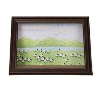 Générique Mona Lisa Cat Scratcher Bed, Cat Living in Famous Painting, Mona Lisa Cat Bed, 4D Oil Painting Frame Nest, Easy-to-Assemble Bed Couch Cave Condo Creative Home Decoration (D,Brown Frame)
