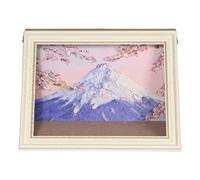 Générique Mona Lisa Cat Scratcher Bed, Cat Living in Famous Painting, Mona Lisa Cat Bed, 4D Oil Painting Frame Nest, Easy-to-Assemble Bed Couch Cave Condo Creative Home Decoration (G,White Frame)