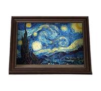 Générique Mona Lisa Cat Scratcher Bed, Cat Living in Famous Painting, Mona Lisa Cat Bed, 4D Oil Painting Frame Nest, Easy-to-Assemble Bed Couch Cave Condo Creative Home Decoration (I,Brown Frame)