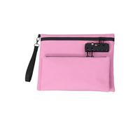 Générique Money Bag Zippered Pouch, Double Layer Waterproof Wallet, Portable Secure Lock Pocket, Lightweight Compact Organizer, Ideal for Camping Travel School Hospital Beach Car Boat Home Bank