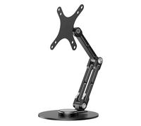 Génerique Monitor Arm, Le Support VESA for écran Unique s'adapte aux écrans d'ordinateur de 18,5 Pouces Maximum, Les Supports de Bureau autoportants Peuvent Supporter jusqu'à 5 kg