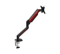 Génerique Monitor Arm, Support de Bras for écran Unique, Mouvement Complet avec Rotation à 180° et Rotation à 360° for Un réglage Flexible, Support de Bureau(Red)