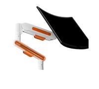 Génerique Monitor Arm, Support de Montage for Moniteur de Bureau, for écrans LCD de 13 à 32 Pouces, Base de Levage à Bras mécanique Rotatif, Support d'écran de télévision(Brown)