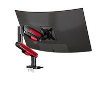 Génerique Monitor Arm, Support de Montage for Moniteur de Bureau, for écrans LCD de 13 à 32 Pouces, Base de Levage à Bras mécanique Rotatif, Support d'écran de télévision(Balck Red)