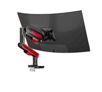 Génerique Monitor Arm, Support de Montage for Moniteur de Bureau, for écrans LCD de 13 à 32 Pouces, Base de Levage à Bras mécanique Rotatif, Support d'écran de télévision(Red)
