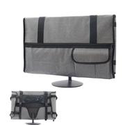 Générique Monitor Case, Carrying Case, 21.26x28.35 inches Protective Travel Adjustable Sleeve with Flannel Lining, Computer Accessories for Screen, Keyboard, Mice and Wires