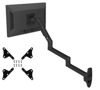 Générique Monitor Stand, DL-7013 17-38 "Ressort mécanique en Acier en Aluminium Support de Moniteur LCD Support Mural TV Bras Long 2-10kg 3-11kg 100x100 200x200,for Home(with Adaptor 1)