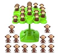 Générique Monkey Balance Tree Game - Interactive Parent Child, Tabletop Puzzle Toy, Focus and Coordination Training, Engaging Educational Play, Suitable for Kids 3+ Boys Girls Preschool Classroom