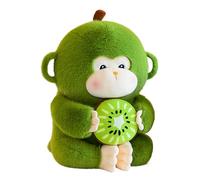 Générique Monkey Stuffed Animal, Kiwi Monkey Plushy Toy, Soft 11.8 inches Plush Doll with Cartoon Design, Cozy Cushion for Kids, Boys Girls, Home, Bedroom, Sofa Decor and