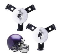 Générique Mont Mural Casque De Football - Rack Lourds Service | Porte-affichage Du Casque De 2 Packs Pour Mur Garage | Organisateur Souvenirs Sportifs Pour Le Salon Bar Entrée DÉCO