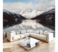 Générique Mont Saint Helens Volcan Papier Peint 350 x 256 cm (B x H) 3D Lac Mural Poster Murale Intissé pour Chambre Salon Restaurant Personnalisé Décoration Personnalisé Décoration Murale W-635