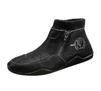 Générique Montante Chaussure Moto Homme Bottes Hiver Bottines Botte Securite Cuir Femme Montantes Boots Travail Bottine Rangers Cowboy Demi