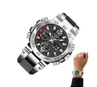 Générique Montre avec Affichage Analogique - Stylish Modern Et Digital Modèle De, Mode Lumineux Double Décontractée, pour Les Activités Sportives, | Multipurpose Outdoor Indoor Utility Ergonomic