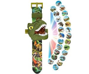Générique Montre Dinosaure pour | Jouet Dinosaure d'apprentissage Précoce - Montre À Projection 3D d'animaux De Dessin Animé,pour Anniversaire Noël Vacances Maison Voyage Intérieur Extérieur Camping