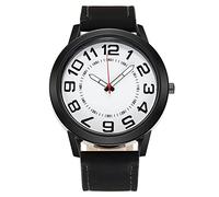 Générique Montre Femme Classic Analog Ceinture en Maille Montre à Quartz analogique Hommes Montre-Bracelet Horloge Date d'affaires décontractée Coffret Homme Et Bracelet (A, One Size)