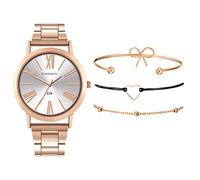 Générique Montre Femme Pas Cher Mouvement à Quartz Chronographe Bracelet Acier Inoxydable Analogique Luxe Mode Entreprise Élégant Cadeau
