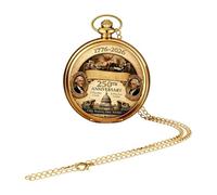 Générique Montre Gousset méca.,Bijou Drapeau US 250e Anniversaire - Vintage Montre à Gousset pour Collection | Hommes, Femmes, Adultes, collectionneurs, Maison, Voyage, Bureau, Mariage, fête, Anniv.