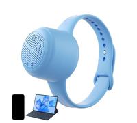 Générique Montre Haut-Parleur sans Fil - ABS+Silicone, 3.8x3.2cm Lecteur Audio Poignet Étanche | Portable, Batterie Longue Durée, pour Voyage, Moto, Escalade, Entraînement, Vélo