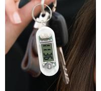 Générique Montre Porte-Clés | Pendule De Poche Pendentif | Mini Horloge de Bureau, Chronomètre Portable pour Salle d'Examen ou Étude