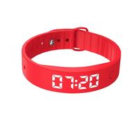 Générique Montre Réveil Vibrante,Bracelet Rechargeable Silencieux,Montre Réveil pour Gros Dormeurs 8 Alarmes - pour Adultes et Sommeil Quotidien Voyage Maison Lit Entraînement Marche