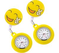 Générique Montres de Poche et Design Cartoon Lot de 2 Infirmière en Alliage de Zinc Effet Décoratif pour Vérification Pratique de L'heure