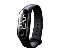 Générique Montres électroniques et de Montres de Sport Luminous LED Men Sensor Women Men's Watch Montre Bracelet Tissu Enfant (F, One Size)