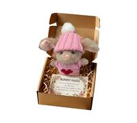 Générique Morbidi Peluche A Forma Di Coniglietto - Bambola Coniglio Portatile Da Collezione,Morbida Bambola Da Collezione | per Ragazza Ragazzo Bambini Compleanno Natale Interno Scrivania D