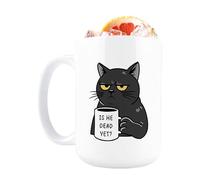 Générique Morning Coffee Mug, Ceramic Drink Cup, Easy Grip with Smooth Handle, Heat Resistant with Glossy Finish, Kitchen Accessories, Stylish Beverage Cup 330ml for Home Work Apartment Use