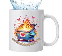 Générique Morning Coffee Mug - Stoneware Hot Cup, Tea Cups with 350ml Capacity, Stylish Mug for Morning Coffee, Home Mugs, Drink Cup for Parties, Work Breaks and Travel Use