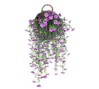 Générique Morning Glory Artificial Flowers, Realistic Morning Glories Vines, UV Resistant Faux Floral Garland for Porch, Balcony, Gazebo, Door, Wall, Fall Outdoor Home Decor Accent