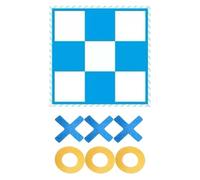 Générique Morpion Geant, Jeu De Lancer De Morpion - Jeu De Pelouse en Tissu Oxford, Géant Et Résistant Aux Intempéries | Conception De Transport Facile, Jeu De Lancer Amusant en Plein Air