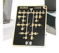 Générique Morse Code Challenge Card,Portable Encrypted Education Tool | Telegraph Practice Card,for Men Women Adults Family Friends Beginners Hobbyists