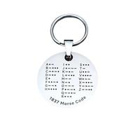 Générique Morse Code Trainer - Stainless Steel Portable Educational Learning Tool Design | Morse Code Practice Device Signal Training Kit Communication Accessory | For Adults Women Men
