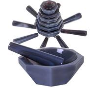 Générique Mortier en Agate, Outil De Broyage De Laboratoire, Résistant à Lusure Et à La Corrosion, pour Le Broyage De Réactifs Pharmaceutiques (40mm)