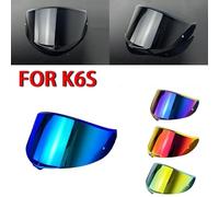 Générique Motercycle Helmet Visor Lens Capacete Helmet Accessories Multi Color Helmet Visor Dropship Visor For AGV for K6 Full Face