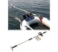 Générique Moteur électrique de pêche à la traîne pour Kayaks et Bateaux de pêche, propulseur d'hélice Hors-Bord de 125 cm, Moteur portatif pour Paddle avec Pince, Moteur léger et Portable