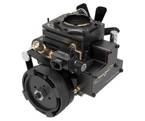 Générique Moteur FS-S100AT 3,5cc 4 Temps au Nitro avec Chambre Visible pour Voiture RC, Bateau et démonstration pédagogique