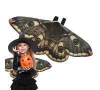 Générique Moth Wings Cosplay Cloak SHAWL C0STUME - Butterfly SHAWL M0th Cape pour déguiser le jeu de simulation | Party Favors Accessory for Halloween Costume Festival CSPlay Event