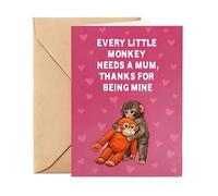 Générique Mothers Day Greeting, Funny Thank You Card Set, Cute Emotional Message with Illustration System, Premium Paper Card Finish Build, Loving Gift Design Style, Gift Accessories for Grandma