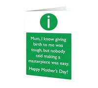 Générique Mothers Day, Heartfelt Funny Blessing Message Greeting, Cute Cool Mom Appreciation Postcard, Premium Printed Design, Greeting For Birthday Graduation Retirement Thank You Appreciation