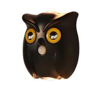 Générique Motion Sensor Light Indoor, Owl Design Magnetic Wall Lamp with 3 LED Colors, Battery-Powered Night Light for Hallway, Stair, Cabinet, Kitchen