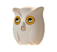 Générique Motion Sensor Owl Night Light - Magnetic LED Lamp for Smart Auto Detection, Soft Ambient Glow with 3 Color Modes, Animal Wall Light for Hallway Stair Cabinet Use, 3.54x3.07inches