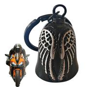 Générique Motorcycle Bell - Vintage Motorbikes Decoration, Riding Bell Keyring Pendant, Symbolic Protection Function for Men Women Boys Girls Youth Teens, Biking Accessories, Multi Color