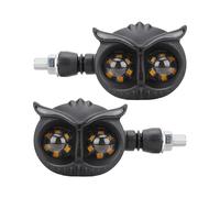 Générique Motorcycle Blinkers - Waterproof Turn Light Kit,Owl Shape Motorcycle Indicator, Bright Daytime Running Lights For Friends Family