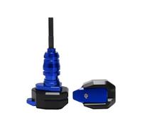 Générique Motorcycle Body Falling Protection Crash Slider Anti Drop Bar Bar Accessoires pour pour Ninja 650 Z650 Z 650(Blu)